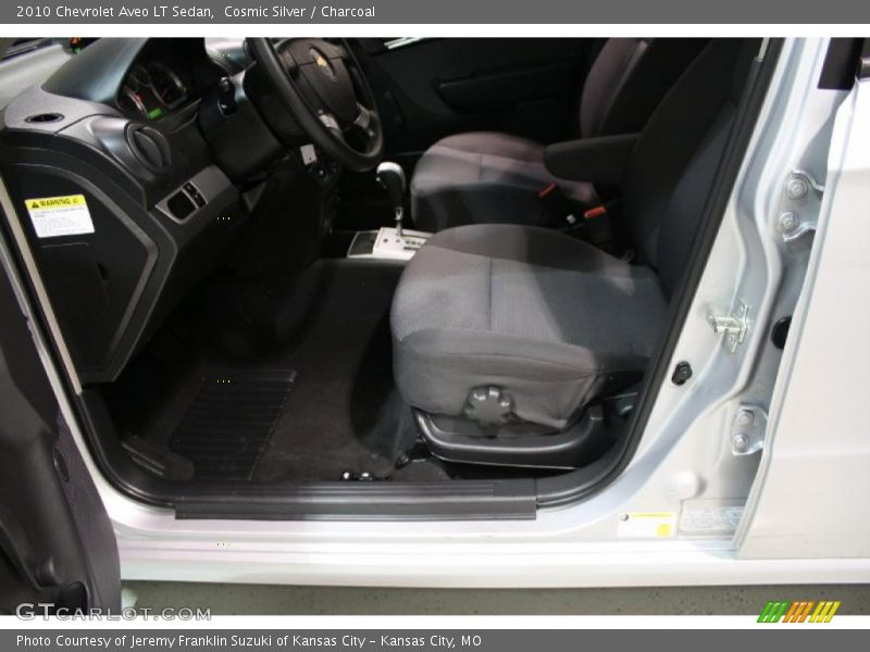 Cosmic Silver / Charcoal 2010 Chevrolet Aveo LT Sedan