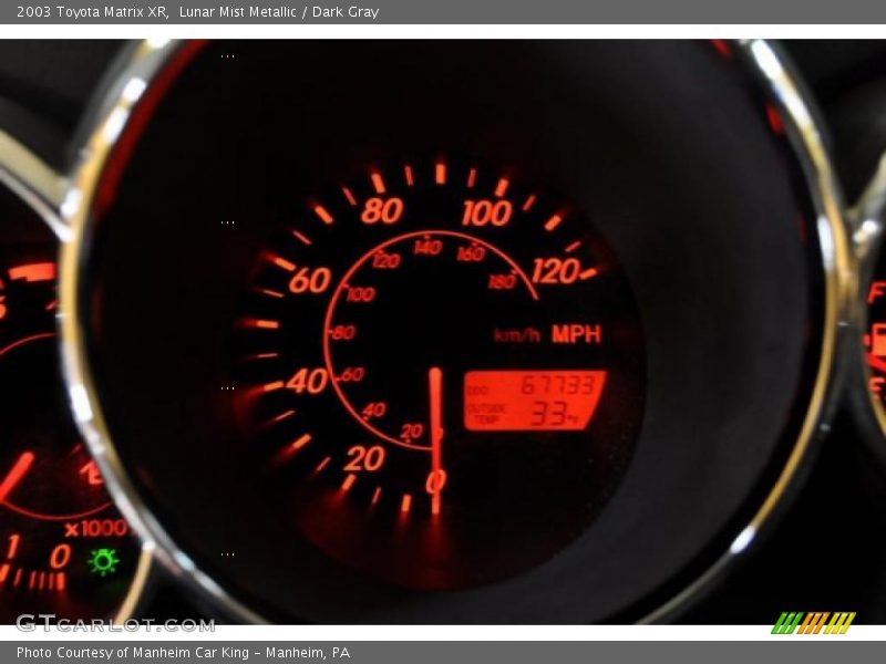 Lunar Mist Metallic / Dark Gray 2003 Toyota Matrix XR