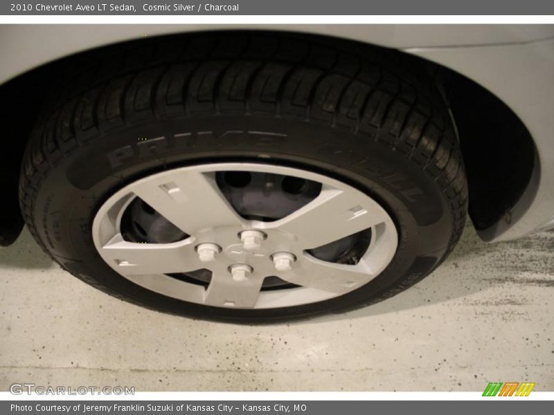 Cosmic Silver / Charcoal 2010 Chevrolet Aveo LT Sedan