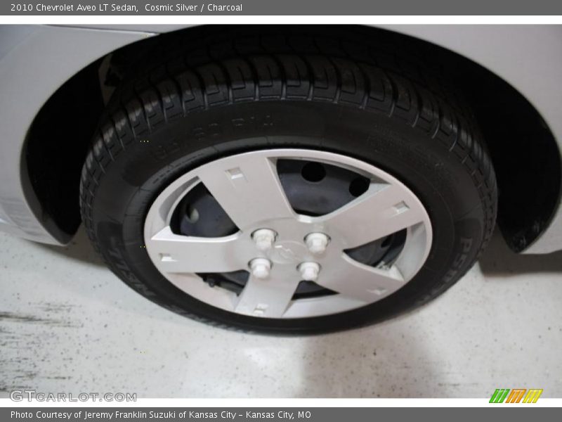 Cosmic Silver / Charcoal 2010 Chevrolet Aveo LT Sedan