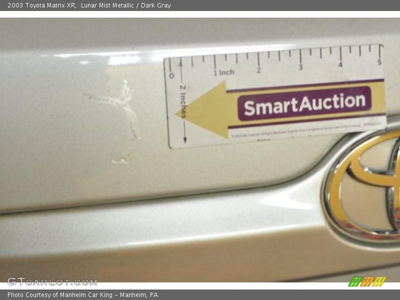 Lunar Mist Metallic / Dark Gray 2003 Toyota Matrix XR