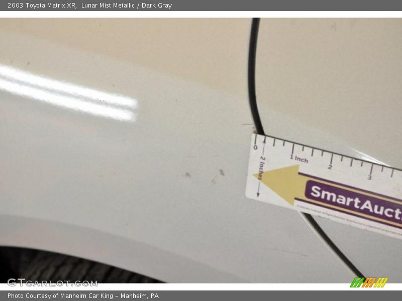 Lunar Mist Metallic / Dark Gray 2003 Toyota Matrix XR