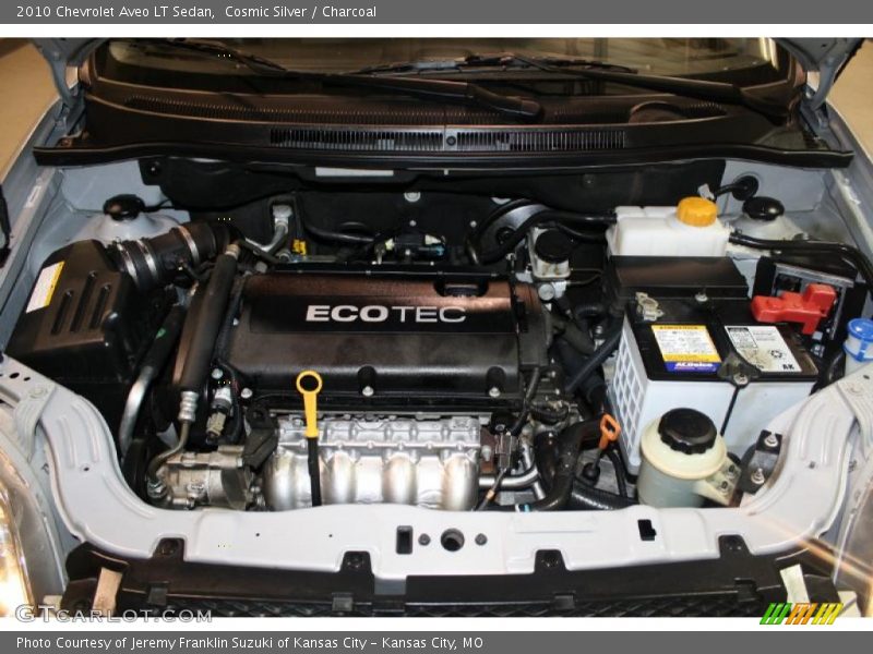 Cosmic Silver / Charcoal 2010 Chevrolet Aveo LT Sedan
