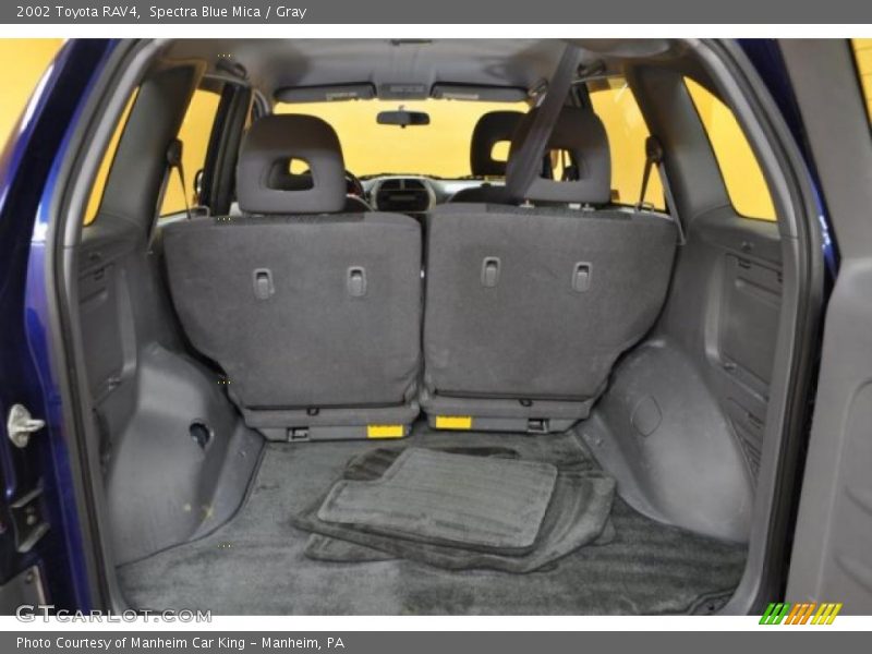 Spectra Blue Mica / Gray 2002 Toyota RAV4