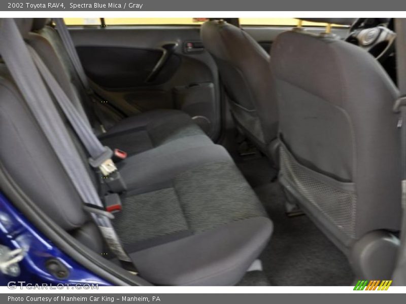 Spectra Blue Mica / Gray 2002 Toyota RAV4