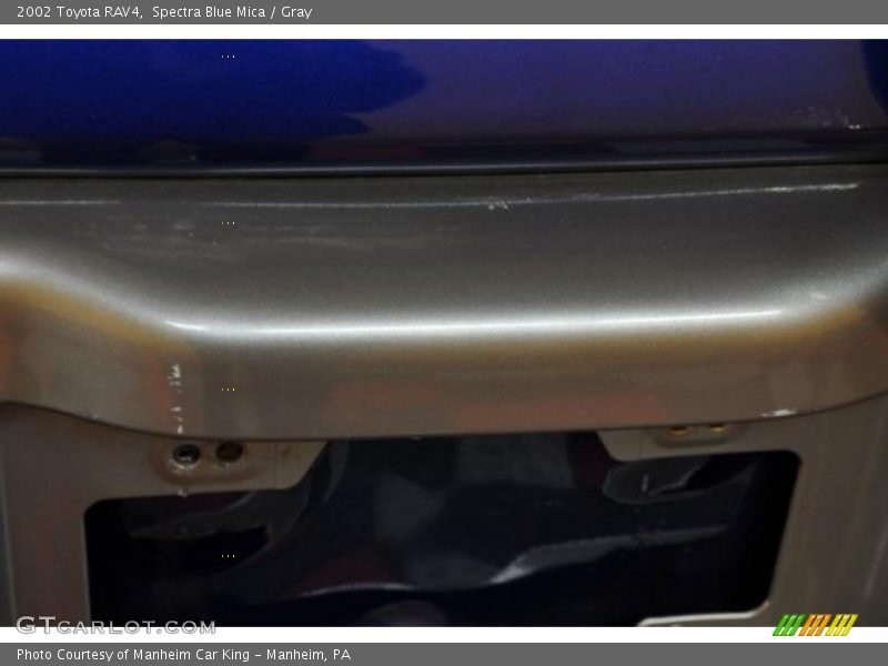 Spectra Blue Mica / Gray 2002 Toyota RAV4