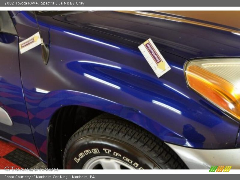 Spectra Blue Mica / Gray 2002 Toyota RAV4