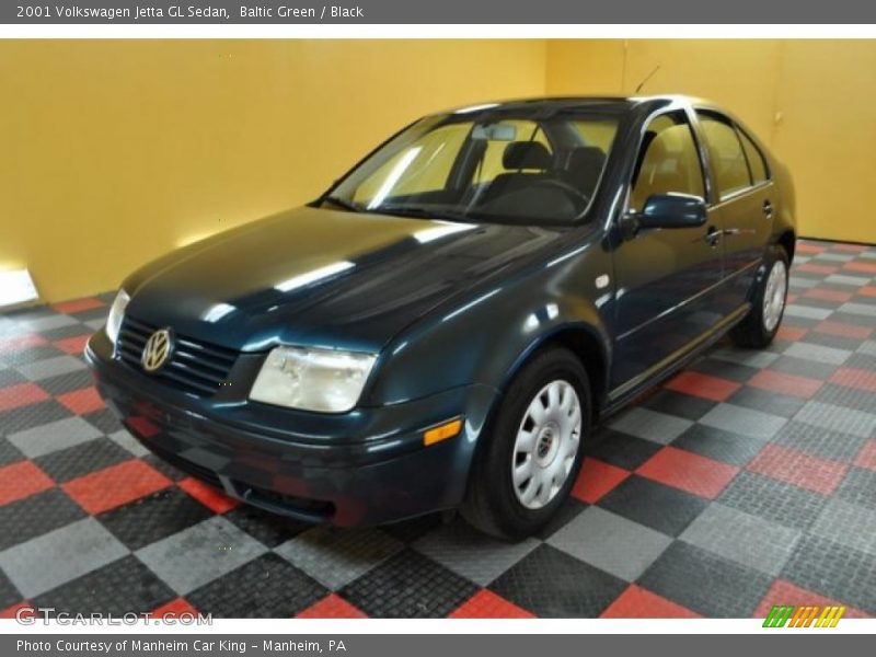 Baltic Green / Black 2001 Volkswagen Jetta GL Sedan