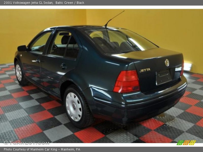 Baltic Green / Black 2001 Volkswagen Jetta GL Sedan