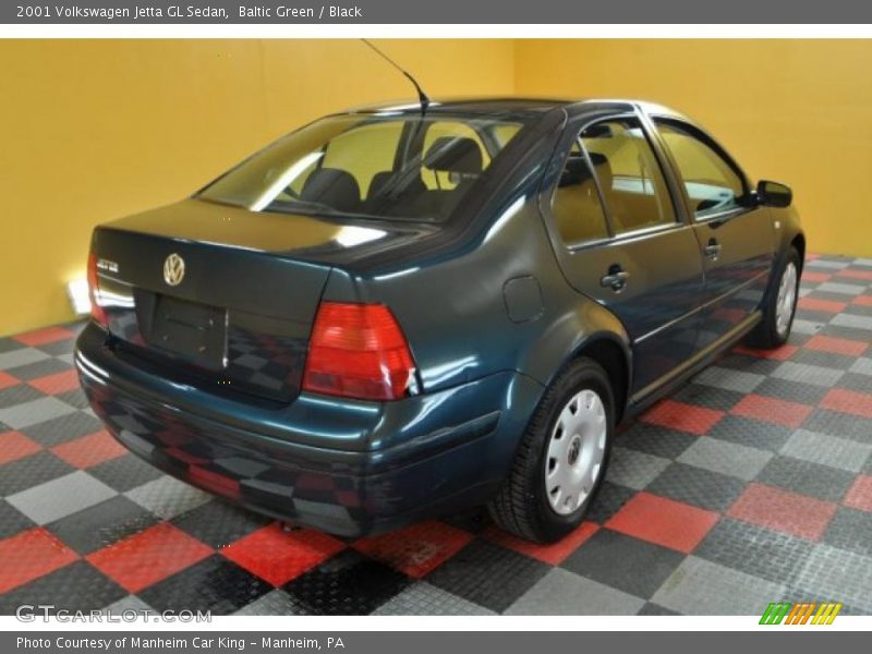 Baltic Green / Black 2001 Volkswagen Jetta GL Sedan