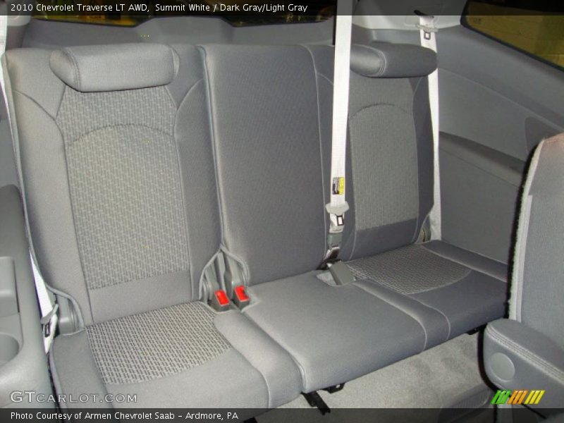 Summit White / Dark Gray/Light Gray 2010 Chevrolet Traverse LT AWD