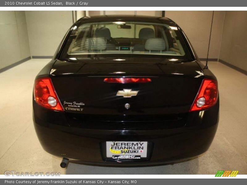 Black / Gray 2010 Chevrolet Cobalt LS Sedan