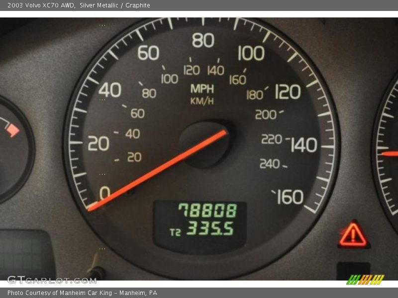 Silver Metallic / Graphite 2003 Volvo XC70 AWD