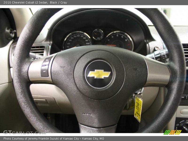 Black / Gray 2010 Chevrolet Cobalt LS Sedan