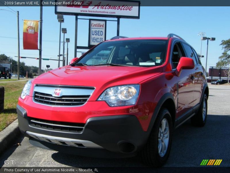 Chili Pepper Red / Gray 2009 Saturn VUE XE