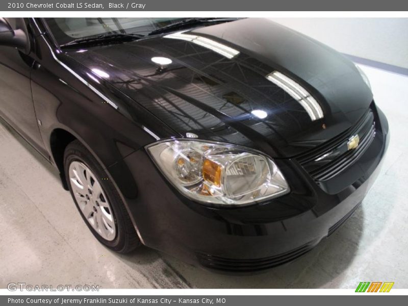 Black / Gray 2010 Chevrolet Cobalt LS Sedan