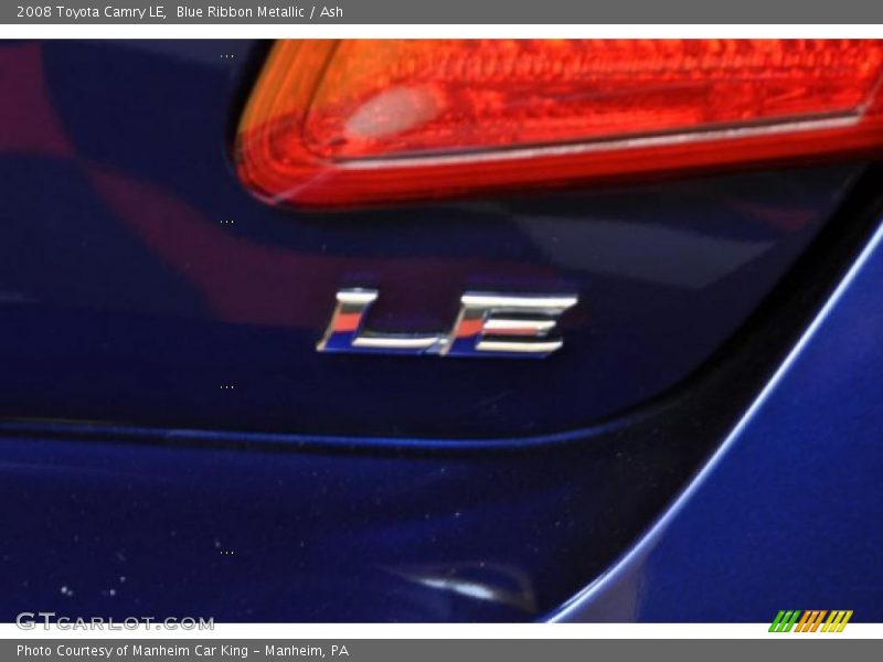 Blue Ribbon Metallic / Ash 2008 Toyota Camry LE