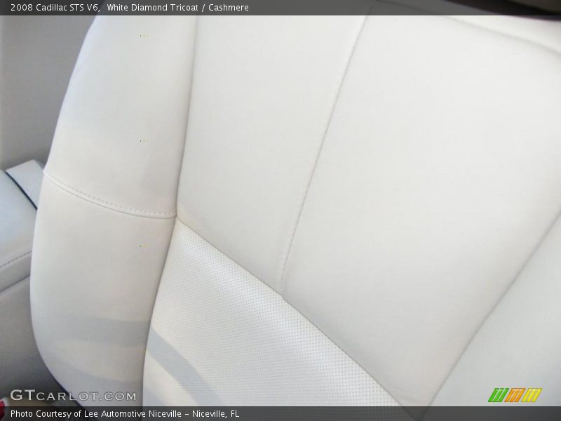 White Diamond Tricoat / Cashmere 2008 Cadillac STS V6