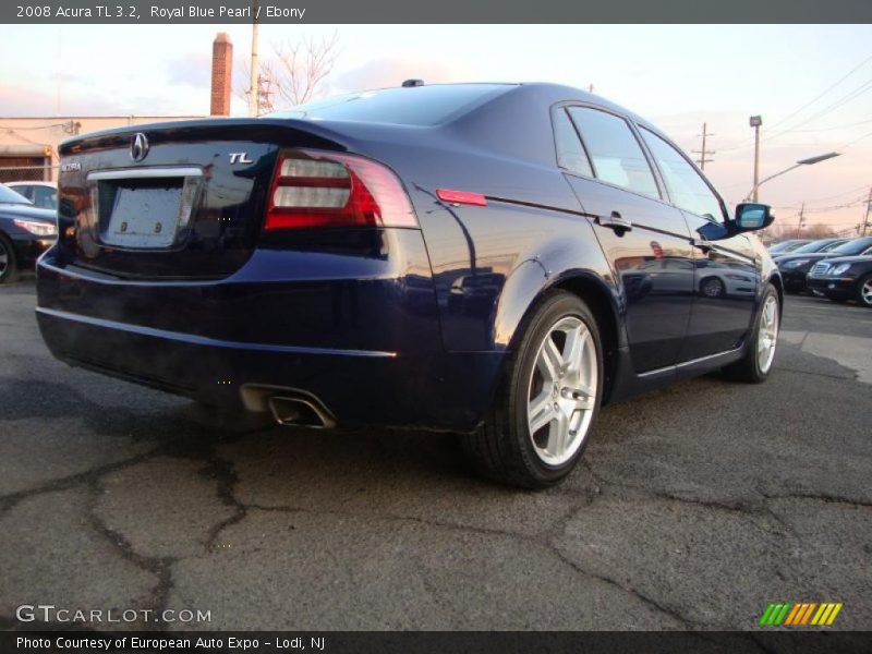 Royal Blue Pearl / Ebony 2008 Acura TL 3.2