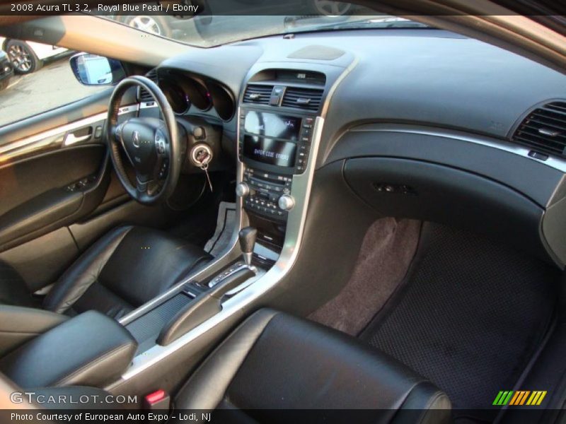 Royal Blue Pearl / Ebony 2008 Acura TL 3.2
