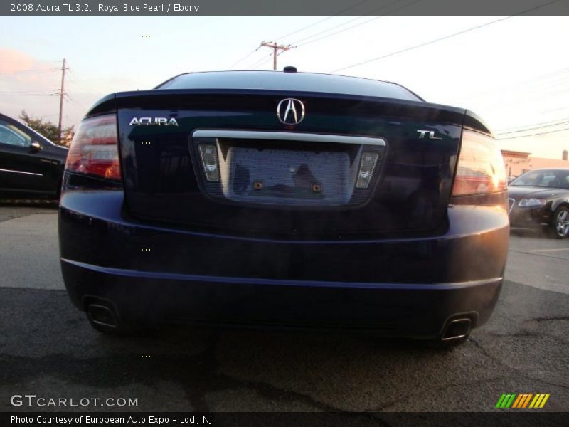 Royal Blue Pearl / Ebony 2008 Acura TL 3.2