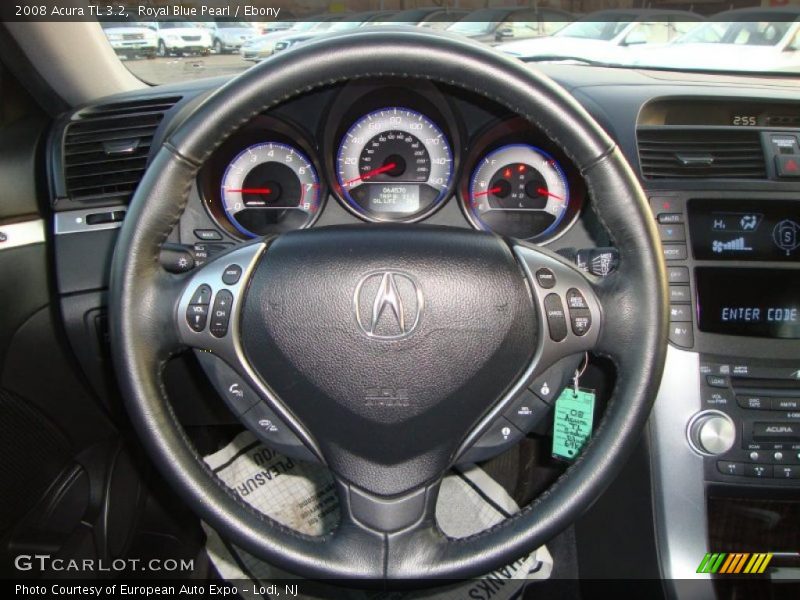 Royal Blue Pearl / Ebony 2008 Acura TL 3.2