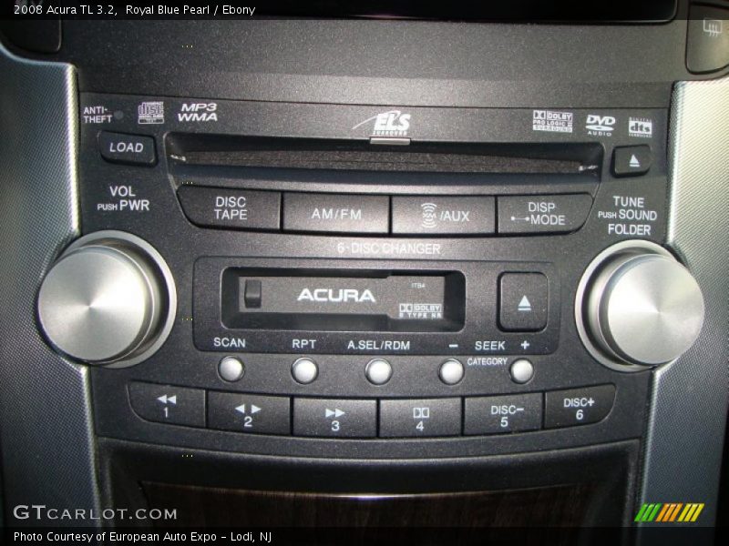 Royal Blue Pearl / Ebony 2008 Acura TL 3.2