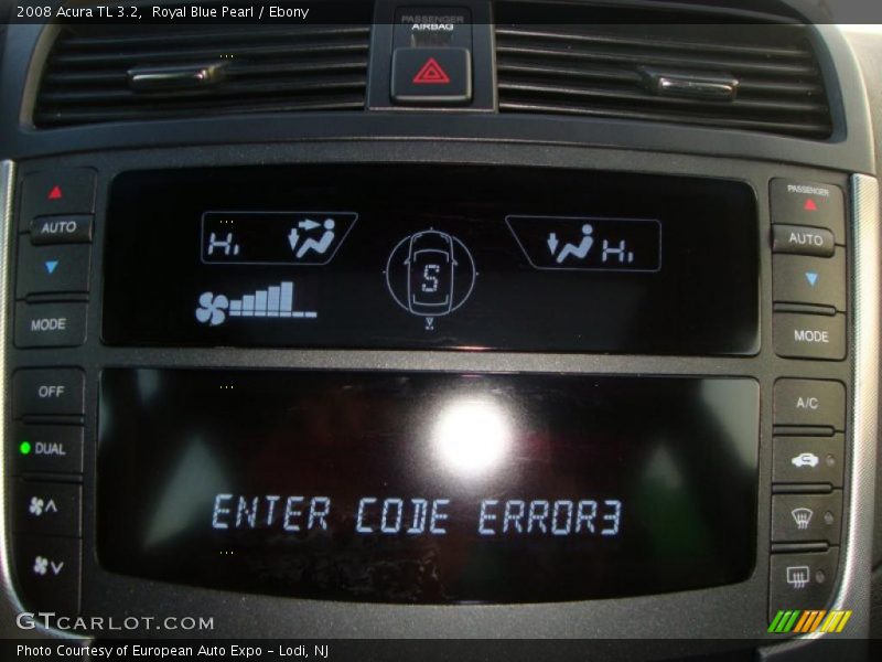 Royal Blue Pearl / Ebony 2008 Acura TL 3.2