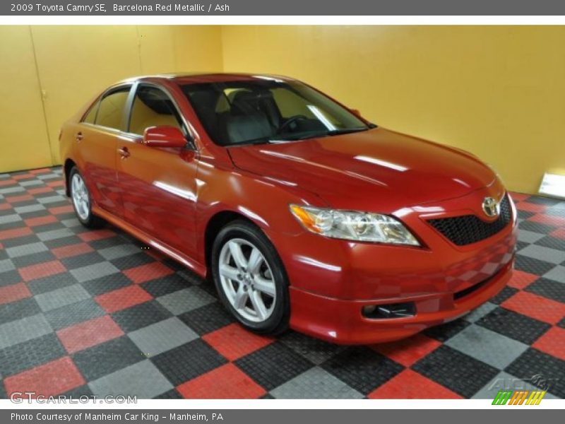 Barcelona Red Metallic / Ash 2009 Toyota Camry SE