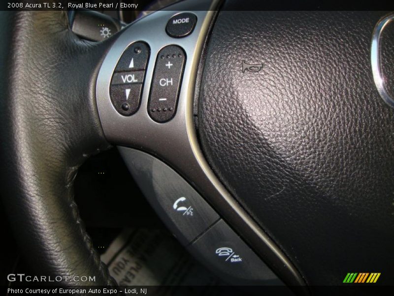 Royal Blue Pearl / Ebony 2008 Acura TL 3.2