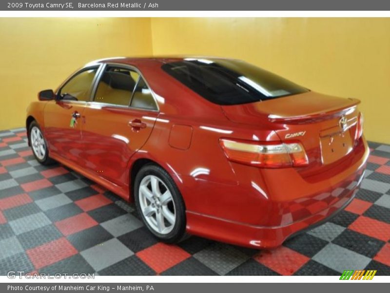 Barcelona Red Metallic / Ash 2009 Toyota Camry SE