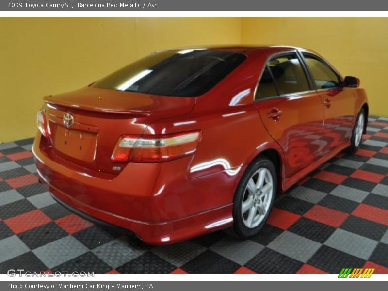 Barcelona Red Metallic / Ash 2009 Toyota Camry SE