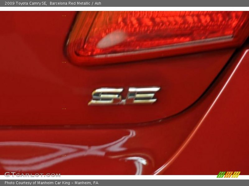 Barcelona Red Metallic / Ash 2009 Toyota Camry SE