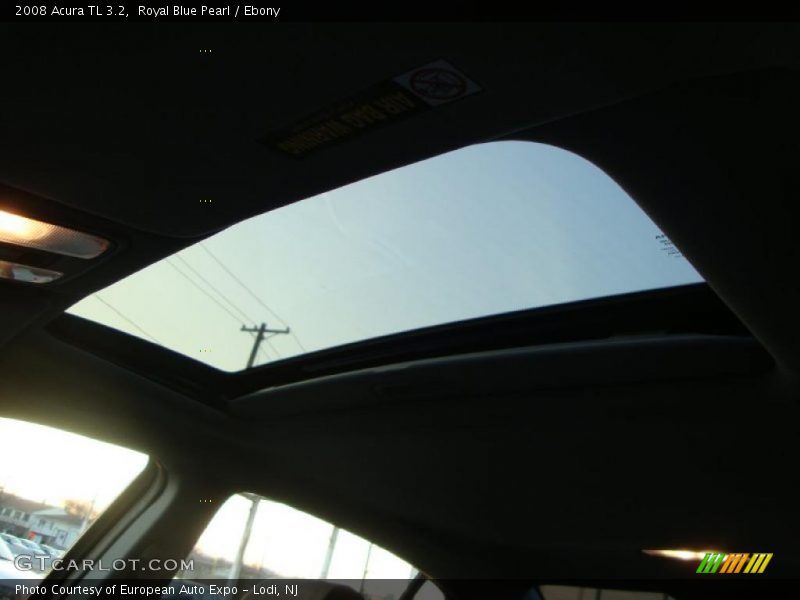 Royal Blue Pearl / Ebony 2008 Acura TL 3.2