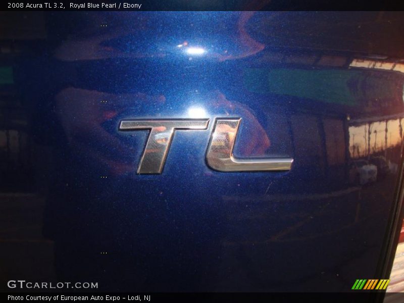 Royal Blue Pearl / Ebony 2008 Acura TL 3.2