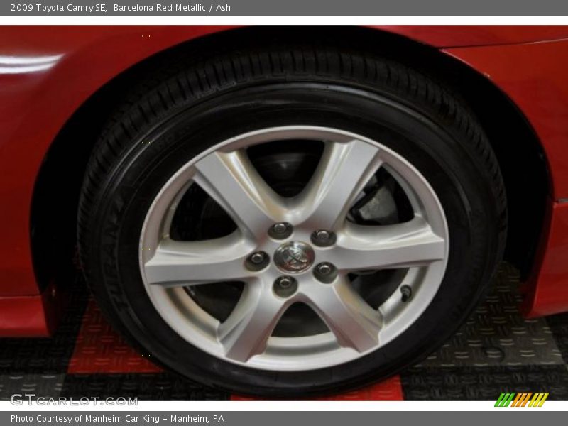 Barcelona Red Metallic / Ash 2009 Toyota Camry SE