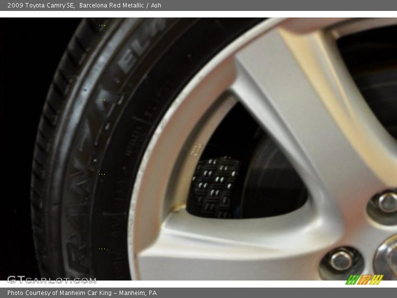 Barcelona Red Metallic / Ash 2009 Toyota Camry SE