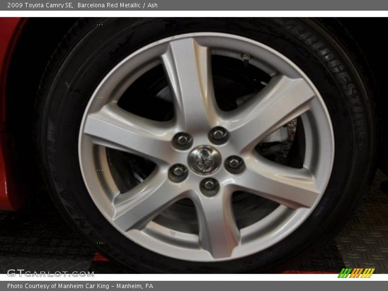 Barcelona Red Metallic / Ash 2009 Toyota Camry SE