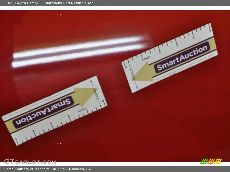 Barcelona Red Metallic / Ash 2009 Toyota Camry SE