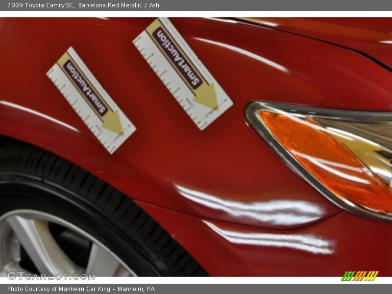 Barcelona Red Metallic / Ash 2009 Toyota Camry SE