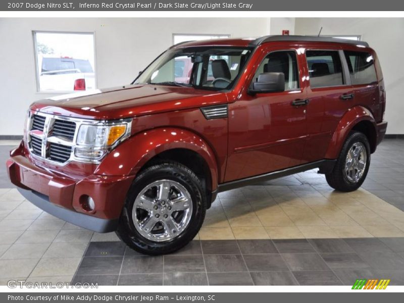 Inferno Red Crystal Pearl / Dark Slate Gray/Light Slate Gray 2007 Dodge Nitro SLT