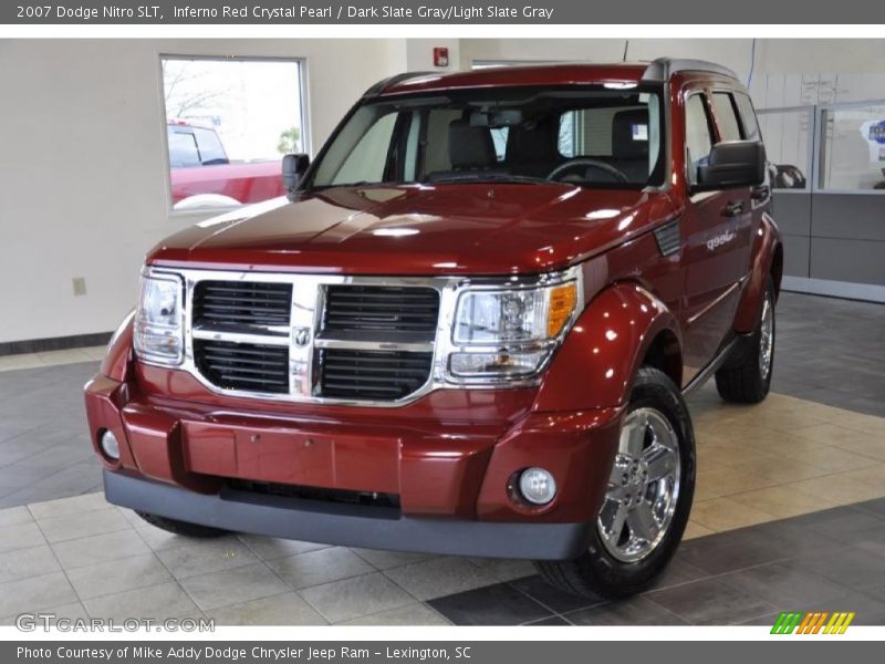 Inferno Red Crystal Pearl / Dark Slate Gray/Light Slate Gray 2007 Dodge Nitro SLT