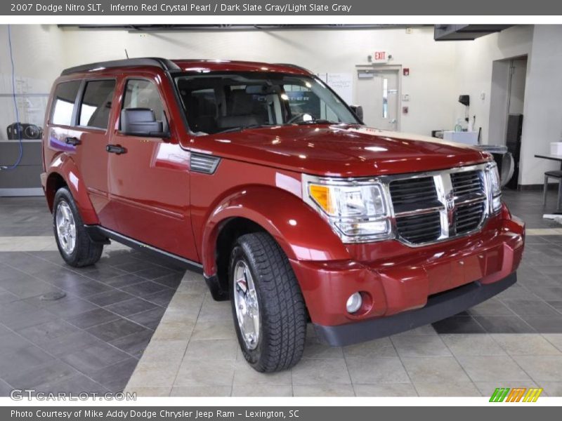 Inferno Red Crystal Pearl / Dark Slate Gray/Light Slate Gray 2007 Dodge Nitro SLT