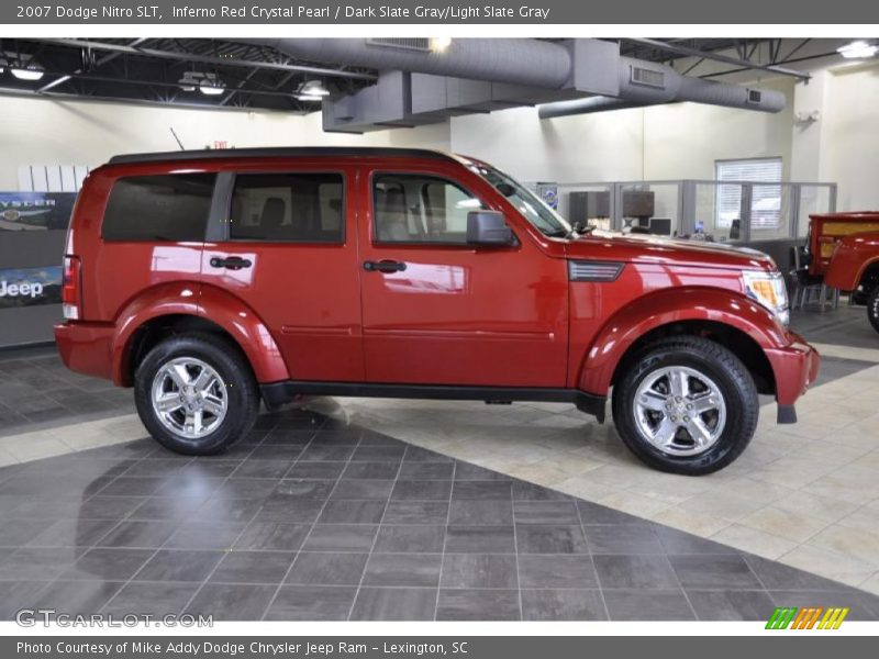 Inferno Red Crystal Pearl / Dark Slate Gray/Light Slate Gray 2007 Dodge Nitro SLT
