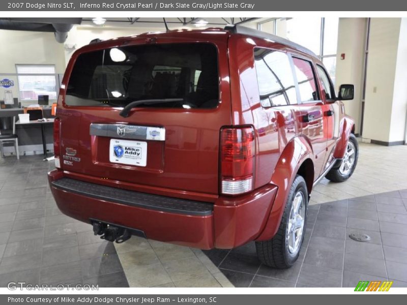 Inferno Red Crystal Pearl / Dark Slate Gray/Light Slate Gray 2007 Dodge Nitro SLT