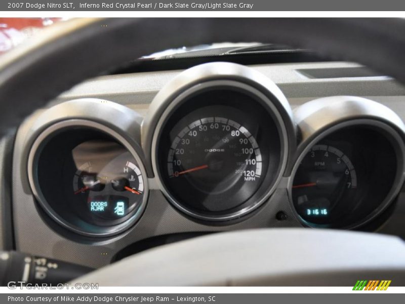 Inferno Red Crystal Pearl / Dark Slate Gray/Light Slate Gray 2007 Dodge Nitro SLT