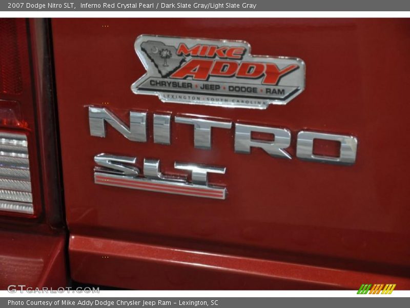 Inferno Red Crystal Pearl / Dark Slate Gray/Light Slate Gray 2007 Dodge Nitro SLT