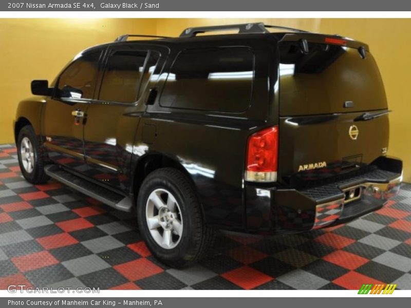 Galaxy Black / Sand 2007 Nissan Armada SE 4x4
