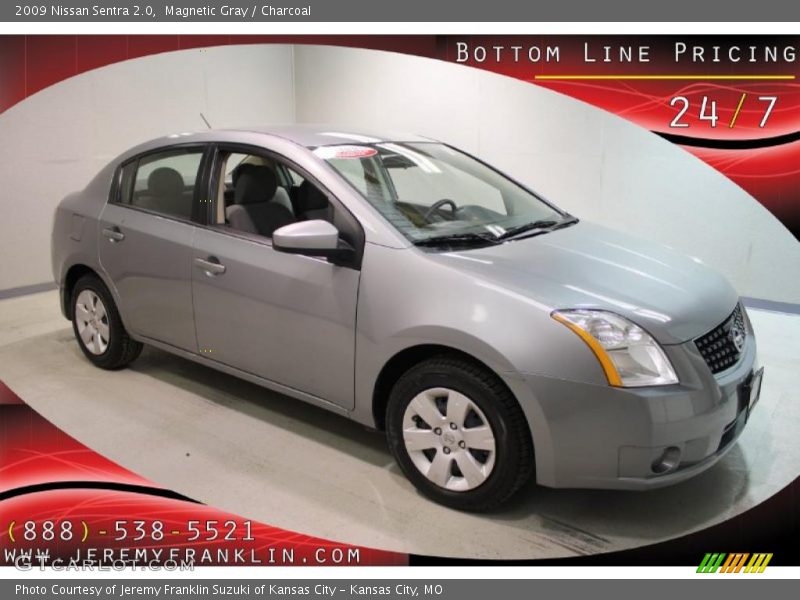 Magnetic Gray / Charcoal 2009 Nissan Sentra 2.0