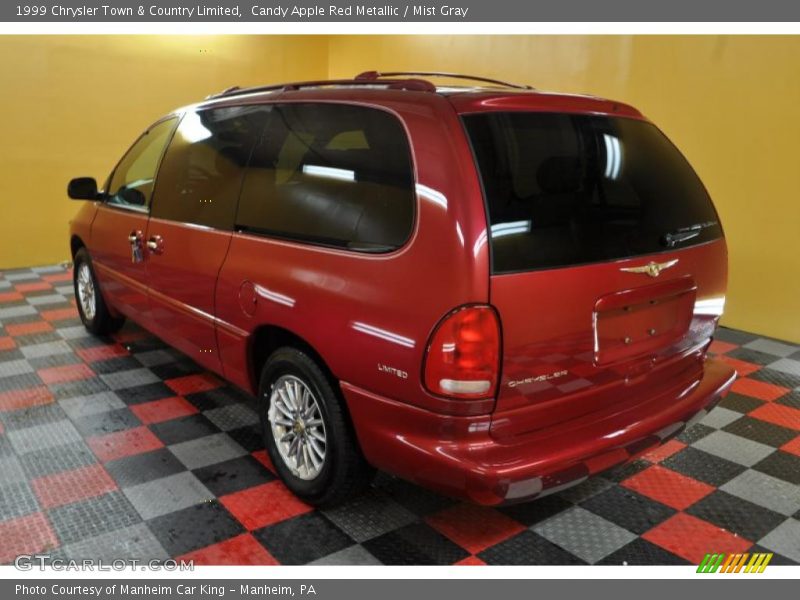 Candy Apple Red Metallic / Mist Gray 1999 Chrysler Town & Country Limited